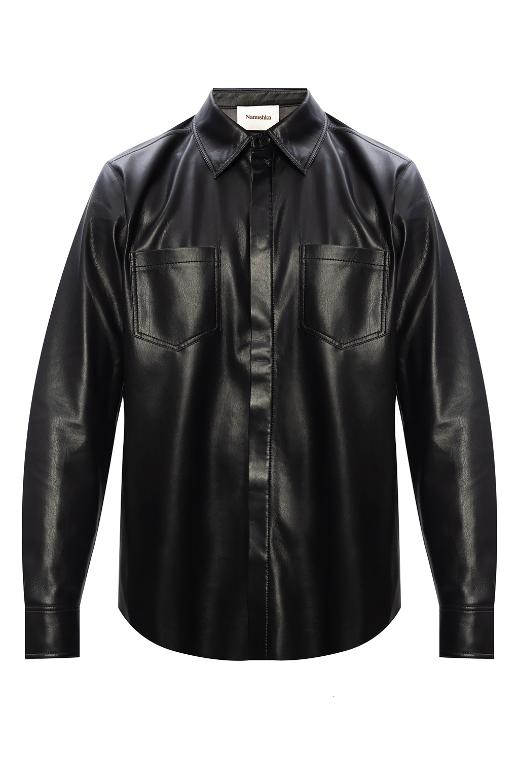 Nanushka Vegan-leather shirt